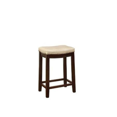 LINON HOME DCOR Claridge Jute Counter Stool 55815JUTE01U